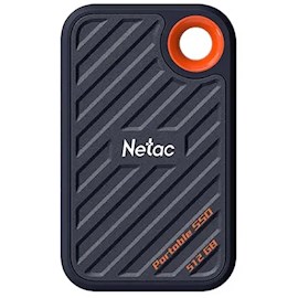 გარე მყარი დისკი Netac NT01ZX20-512G-32BL ZX20, 512GB, External SSD, 2.5'', USB, Blue/Orange